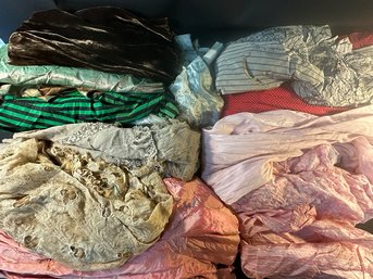 Selection Of Antique Dress Remnants