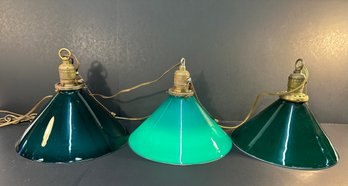Three Emeralite Antique Shades