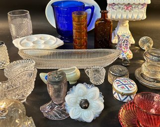 Vintage And Antique Novelty Glass And China