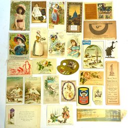 Group Of Antique Trade Cards