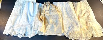 Antique Silk And Cotton Skirt / Petticoats