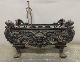 Decorative Iron Fire Grate