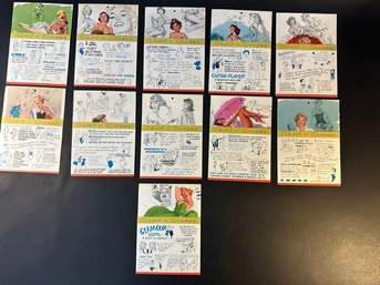 Naughty Ad Calendars Salesmen Samples