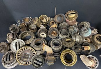 Group Of Kerosene Oil Lamp Burners