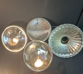 Group Of Mercury Glass Reflectors