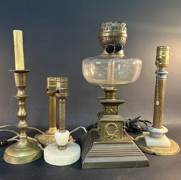 Group Of Vintage Classical Style Lamps