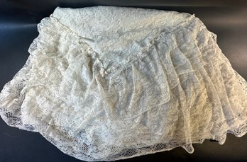 Vintage Lace Single Bed Cover