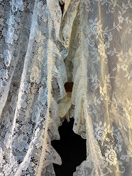 Selection Of Lace Curtain Panels, 2 Patterns
