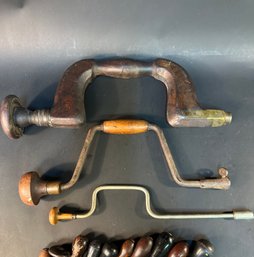 Antique Brass Clad Wood Drill