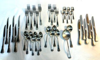 Vintage Classic Style Fiddle Back Stainless Flatware