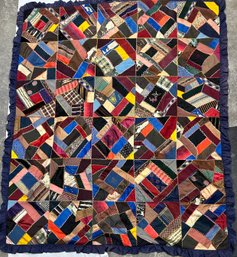 Antique Silk Crazy Quilt