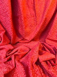 Lovely Shade Of Cherry Red Drapery Or Upholstry Fabric 12 Yards