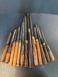 Group Of Antique Chisels And Gravers