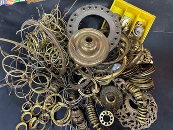 Large Lot Of Lamp Parts