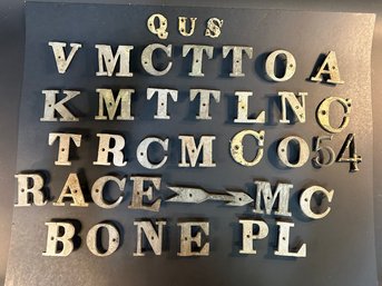 Vintage Sign Letters