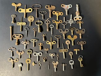 Antique Clock Keys