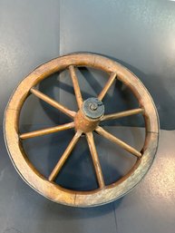 Antique Wheel For Cart Or Wheelbarrow