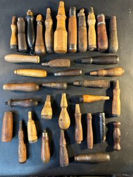 Group Of Vintage Wooden Hand Tool Handles