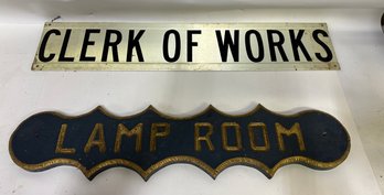 Vintage Wooden Signs