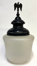 Large Vintage Glass Shade For Street Light