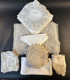 Selection Of Lace Placemats & Coasters