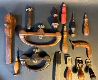 Antique Router Planes W/ Smaller Planes And Handles