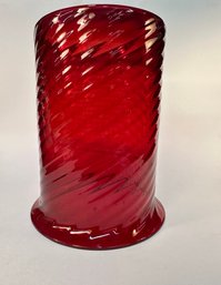 Antique Ruby Glass Shade