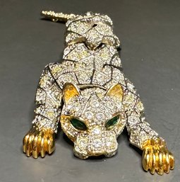 Large Articulated Cat Pin