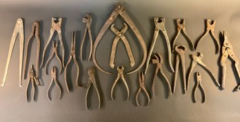 Antique Hand Cobblers Tools Etc