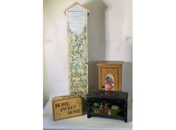 Group Of Painted Storage Items