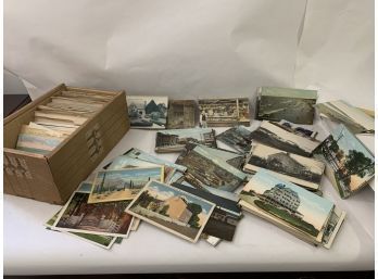 Box Of Antique Real Photo Postcards