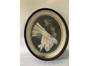 Antique Walnut Frame Shadow Box