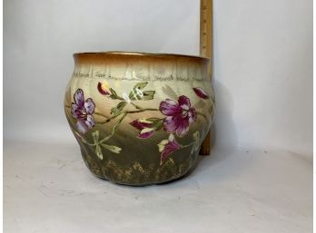 Planter W/ Floral Decoration