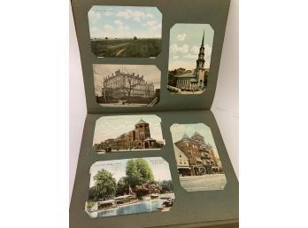 Four Vintage Postcards Albums
