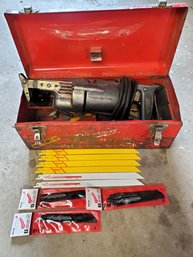 Milwaukee 414 Sawzall With Case/blades