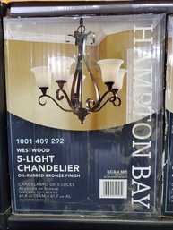 Brand New Hamton Bay 5 Light Chandelier #3
