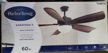 Brand New Harbor Breeze Saratoga 60in Ceiling Fan