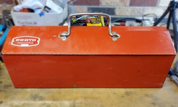 Proto Retro Toolbox Loaded With Tools- Craftsman, Wretches, Sockets, Drivers