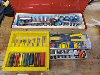 Tool Lot- Sockets, Wrenches, Drivers, Electrical