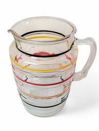 #1 Anchor Hawking Hand Painted Art Deco Pitcher Circa 1930s