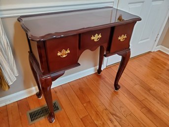 Cherry Entry Way Consol Foyer Table