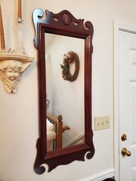 Cherry Decorative Entry Way Mirror