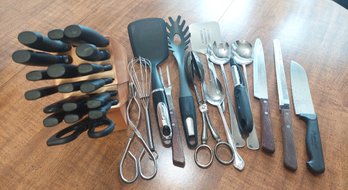 Farberware Knife Block Set Kitchen Utensils