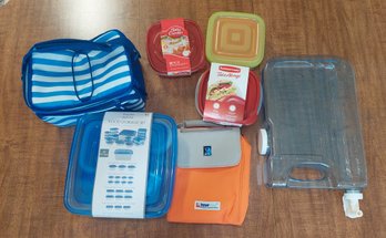 New Storage Containers Water Dispenser Lunch Bags