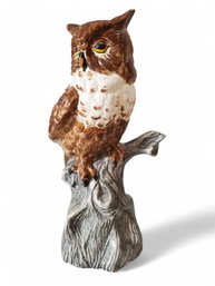 Vintage Hand Painted Ceramic Owl