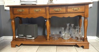 Beautiful Wood Console Table