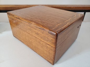 Nicely Made Wooden Storage Box