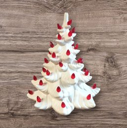 Large 1970s Ceramic Christmas Tree