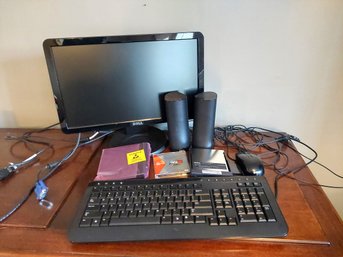 Dell Monitor Keyboard Speakers Zip Drive Floppy Drive Mouse
