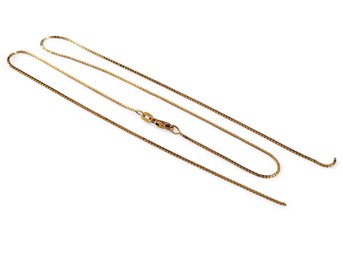 14k Italy Gold Necklace 2.04g